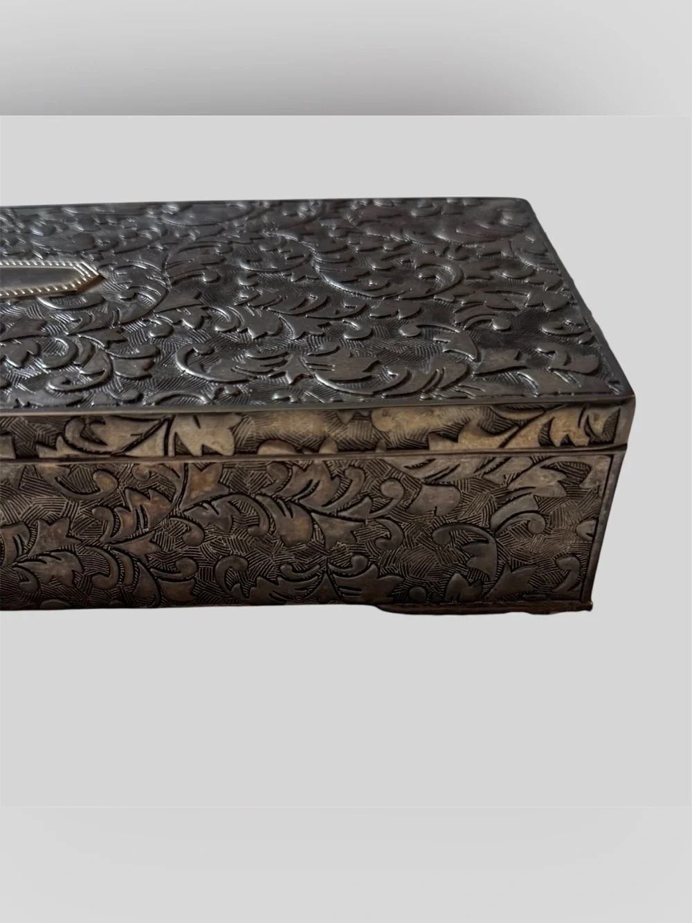 Vintage Godinger Silver-Plated Jewelry Box